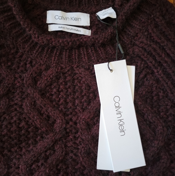 NWT Men's Italian Wool Knit Sweater - Picture 5 of 6